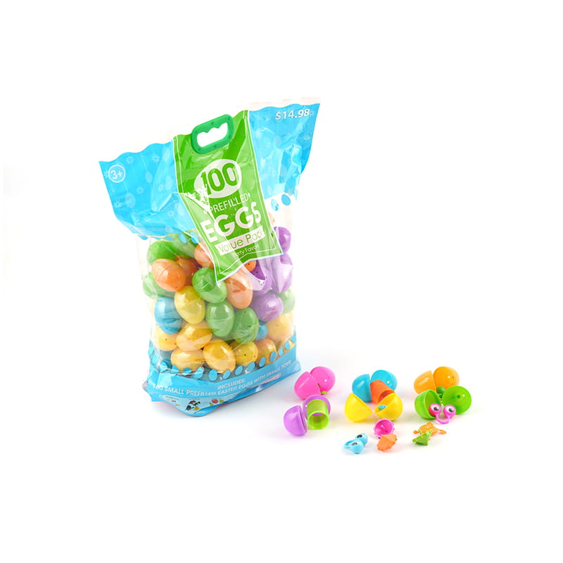 Plastic paas verrassing eieren speelgoed