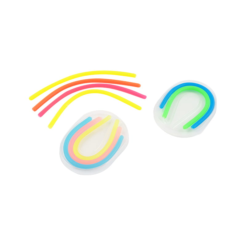 Stressverlichtende stretch noedels speelgoed